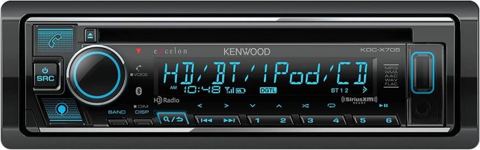 Kenwood Excelon KDC-X705 CD receiver, Bluetooth,Alexa Built-in