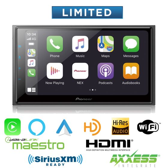 Pioneer DMH-W4660NEX Digital Multimedia Receiver - MECHLESS +