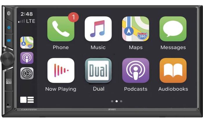 Jensen CAR723W-BC Digital multimedia receiver with backup camera