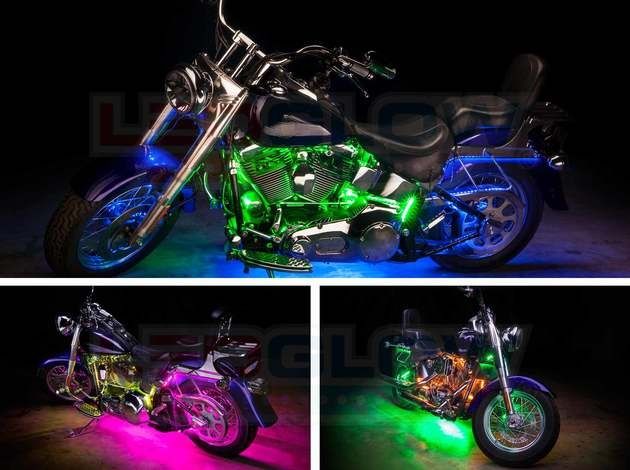 Motorcycle led light kits sale