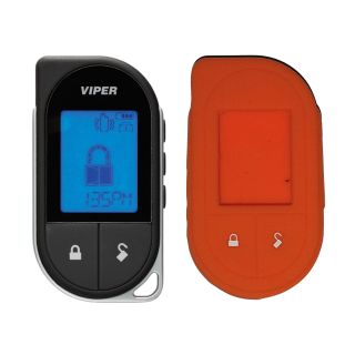 Viper 7756V 2-Way Replacement Remote Control + 7756VO Soft Silicone Protective Cover for Viper-Orange