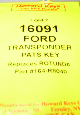 Howard Keys 16091