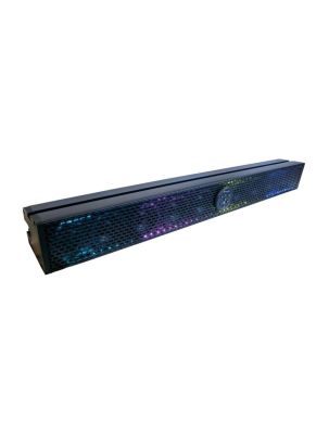 Diamond Audio SB4LED34 - 3" 10 Speaker Waterproof Soundbar System with LED and Radiator All-In-One Amplified Universal Soundbar with LED