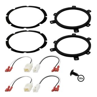 Stinger JK11SBSH1 Jeep Wrangler JK (2011-2018) 6.5" Speaker Bracket Kit