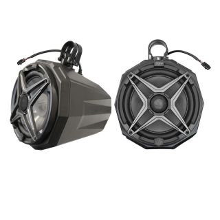SSV WORKS 220US2C8U150 Universal 8in Cage-Mount Speaker-Pods ( NO SPEAKERS 1.5" CLAMP SIZE) **Speakers not included**