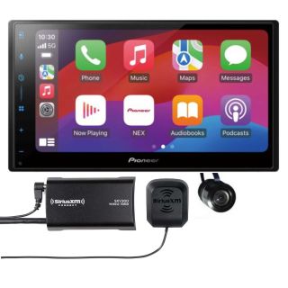 Pioneer DMH-W3000NEX 6.8" Display with LED Backlight  Wireless - Apple CarPlay, Android Auto Amazon Alexa* and Built-in Bluetooth + with SiriusXM Satellite Tuner and Antenna + backup Camera