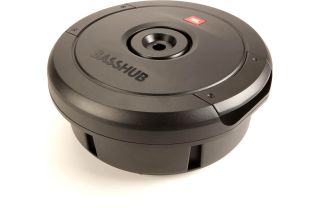 JBL Stadium BassHub Passive sealed enclosure with 11" dual 4-ohm voice coil subwoofer — mounts to hub of spare tire SUBSDBASSHUBZ