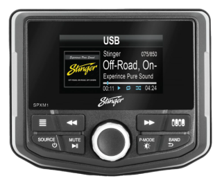 Stinger SPXM1 2.7" Marine & Powersports Media Player w/ Switch Command