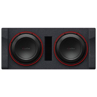 Kenwood Excelon P-XW1221DHP Dual 12” Pre-loaded High-Power Subwoofer Enclosure