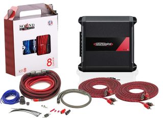 SounDigital 400.4 EVOX 4 Ohm with 8Ga Amplifier Wiring Kit 