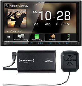 KENWOOD DMX958XR EXCELON Reference 6.8" Full HD Capacitive Touchscreen Car Stereo Receiver |Plus SiriusXM SXV300V1 Satellite Radio Vehicle Tuner