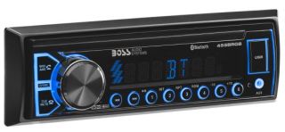 Boss 455BRGB Single-DIN, MECH-LESS Multimedia Player (no CD/DVD) Bluetooth
