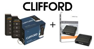 Clifford 4806X LED 2-Way Remote Start System with up to 1 mile range with DB3 Data bus ALL Interface Module (Installation included) 4606X 7856X