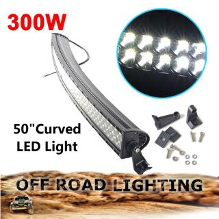 Penton 300w 50" Inch 10v-30v 30,000 Lumens Curved LED Light Bar LED Work Light Flood Spot Combo Beam 3w x 100 pcs Leds for 4wd AWD Off-road Offroad Truck Pickup Pick-up 4x4 Car 4x4 ATV 4wd SUV UTE