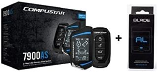 Compustar CS7900AS 2-Way Paging Remote Start/Keyless Entry/Vehicle Security System w/ 4 Button Remote & Backup 1-Way Remote