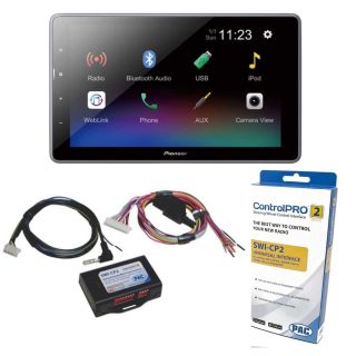 Pioneer DMHT450EX 9"Bluetooth Multimedia Digital Media Receiver + Universal Steering Wheel Control Interface 
