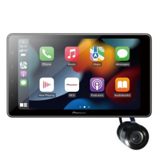 Pioneer DMH-WT3800NEX 9" Android Auto, Apple CarPlay, Bluetooth Multimedia Digital Media Receiver + License Plate Back up Camera