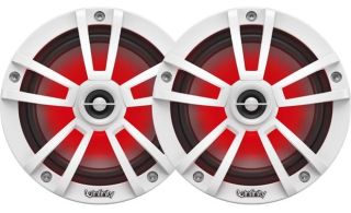 Infinity 622MLW Reference Series 6-1/2" 2-way marine speakers with built-in RGB LED lights (White)