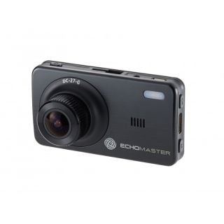 EchoMaster DC-27 2.7" Dash Cam with Motion Detection and GPS