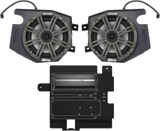 SSV Works F3-2A Audio upgrade kit for the Can Am Spyder F3: contains MRB3 receiver, SSV Works 6-3/4" speakers, and mounting kits