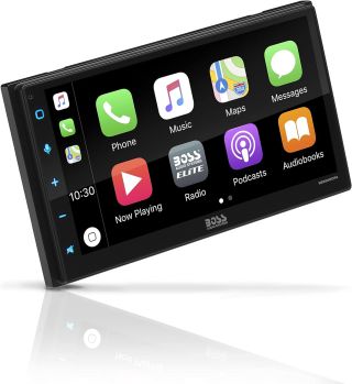 BOSS Audio Systems BCPA9 - Single Din Chassis with Detachable 9" Capacitive Touchscreen, Apple CarPlay, Android Auto, Bluetooth, No DVD, RGB Illumination, High Resolution FLAC Audio (Refurbished)
