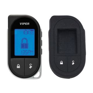 Viper 7756V 2-Way Replacement Remote Control + 7756VB Soft Silicone Protective Cover for Viper-Black