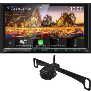 KENWOOD DMX958XR EXCELON Reference 6.8" Full HD Capacitive Touchscreen Car Stereo Receiver | Plus Kenwood CMOS-740HDLP High Definition Rear Backup
