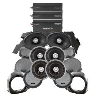 Kenwood Excelon Motorsports PHD5SGLC1 2014-Up Harley Davidson® Street Glide®
Liquid-Cooled 3-Amplifier/3-Speaker Package