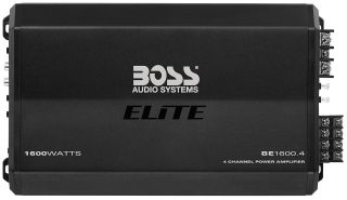 BOSS Audio Systems Elite BE1500.1 Monoblock Car Amplifier - 1500 Watts, 2 4 Ohm Stable, Class AB, Mosfet Power Supply, Great For Subwoofers (Renewed) 