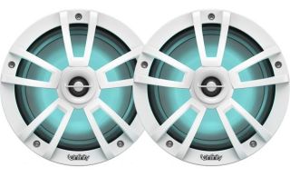 Infinity 822MLW Reference Series 8" 2-way marine speakers with built-in RGB LED lights (White)