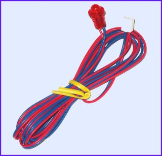 NEW DIRECTED DEI 8633 SUPER BRIGHT HOT RED REPLACEMENT LED 4 CAR ALARM SYSTEM