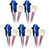 NEW DIRECTED DEI 8634 SUPER BRIGHT HOT BLUE REPLACEMENT LED 4 CAR ALARM SYSTEM 8634X5