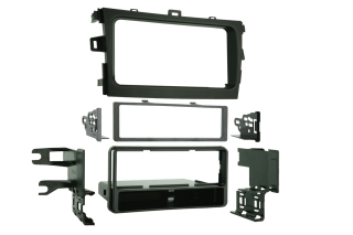 Metra 99-8223  Toyota Corolla 2009 Din Kit (Black) Installation Dash Kit