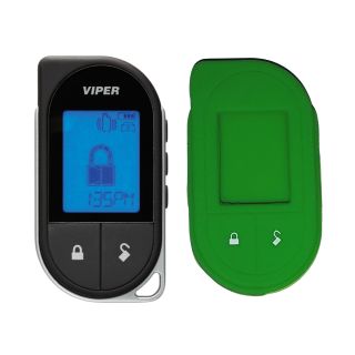 Viper 7756V 2-Way Replacement Remote Control + 7756VG Soft Silicone Protective Cover for Viper-Green
