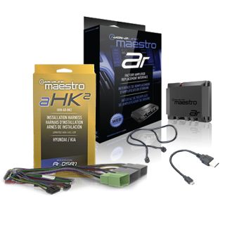 iDatalink Maestro ADSMAR Maestro AR Amplifier Replacement Module + iDatalink HRN-AR-HK2 Amplifier replacement harness select Hyundai/Kia Vehicles