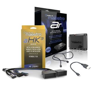 iDatalink Maestro ADSMAR Maestro AR Amplifier Replacement Module + iDatalink HRN-AR-HK3 Amplifier replacement harness select Hyundai/Kia Vehicles