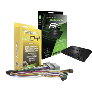 iDatalink HRN-HRR-GM2 Interface Harness Connect a new car stereo and retain steering wheel controls, OnStar®, factory amp, and warning chimes in select 2010-up GM-made vehicles + ADS- MRR2 Maestro RR2 Universal Radio Replacement & SWC Steering Wheel Inter