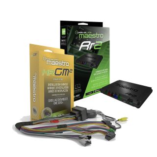 iDatalink HRN-HRR-GM2 Interface Harness Connect a new car stereo and retain steering wheel controls, OnStar®, factory amp, and warning chimes in select 2010-up GM-made vehicles + ADS- MRR2 Maestro RR2 Universal Radio Replacement & SWC Steering Wheel Inter