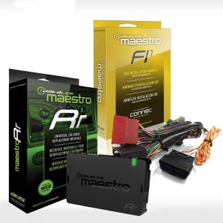 Maestro RR ADS-MRR Universal Radio Replacement & SWC Steering Wheel Interface with iDatalink HRN-RR-FI1 + Freshener fits select 2012-up Fiat 