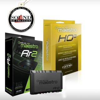 Maestro RR ADS-MRR2 Universal Radio Replacement  + iDatalink HRN-RR-HO2 Factory Integration Adapter in select Honda-made vehicles + Freshener 