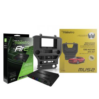 iDatalink Maestro ADS KIT-MUS2 Dash Kit and T Harness for Select 2015+ Ford Mustang + ADS-MRR2 Interface Module
