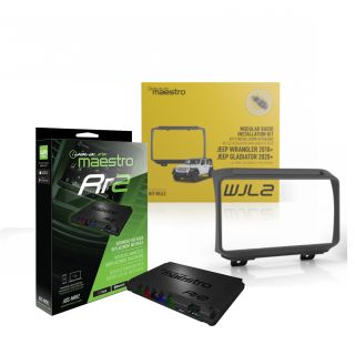 iDatalink Maestro KIT-WJL2 Fits 2018+ Jeep Wrangler, and 2020+ Gladiator+ ADS-MRR2 Interface Module