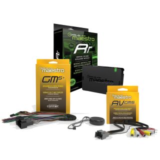 Maestro RR ADS-MRR Universal Radio Replacement and Steering Wheel Interface + iDatalinkHRN-RR-HO2 HO2 Maestro RR T-Harness + HRN-AV-HO2 AVHO2 Audio Video A/V Rear Seat Video Retention Harness for Honda Vehicles