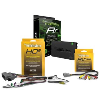 Maestro RR ADS-MRR Universal Radio Replacement and Steering Wheel Interface + iDatalinkHRN-RR-HO2 HO2 Maestro RR T-Harness + HRN-AV-HO2 AVHO2 Audio Video A/V Rear Seat Video Retention Harness for Honda Vehicles
