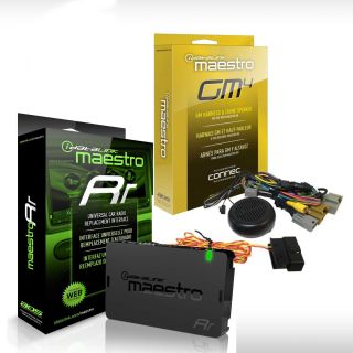 Maestro RR ADS-MRR Universal Radio Replacement & SWC Steering Wheel Interface iDatalink HRN-RR-GM4 Factory Integration Adapter + Freshener fits select 2016-up GM-made vehicles