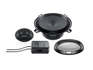 Audison APK130 2-Way component speaker system includes component speaker system includes 2 woofers, 2 tweeters, 2 grilles, and 2 crossovers