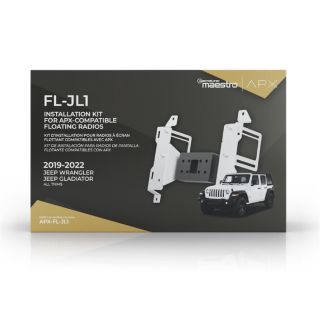 iDatalink Maestro APX Floating radio installation kit for select Jeep Wrangler/Gladiator vehicles APX-FL-JL1