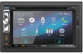 Axxera AV6117B DVD receiver with built-in Bluetooth for hands-free calling and audio streaming