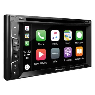 Pioneer AVH-1330NEX Multimedia DVD Receiver with 6.2" WVGA Display, Apple CarPlay, Built-in Bluetooth, HD Radio Tuner, SiriusXM-Ready and AppRadio Mode + AVH1330NEX