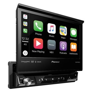 Pioneer AVH-3400NEX Single Din Multimedia DVD Receiver with 7" HiRes touch panel Display, Apple CarPlayTM, Android AutoTM, Built-in Bluetooth, Tuner, SiriusXM-Ready™ and AppRadio Mode for Waze AVH3400NEX